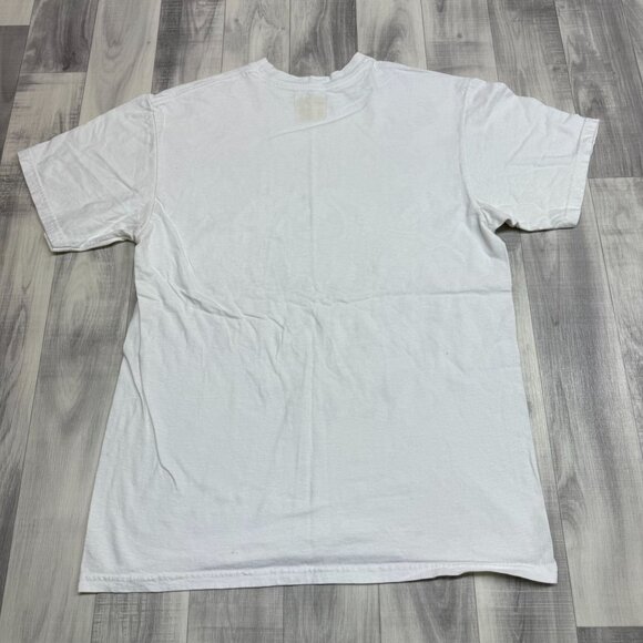 ✅Mens LARGE Billabong White Graphic T-Shirt 100% Cotton Grunge Skater Surf Y2K - Picture 2 of 7